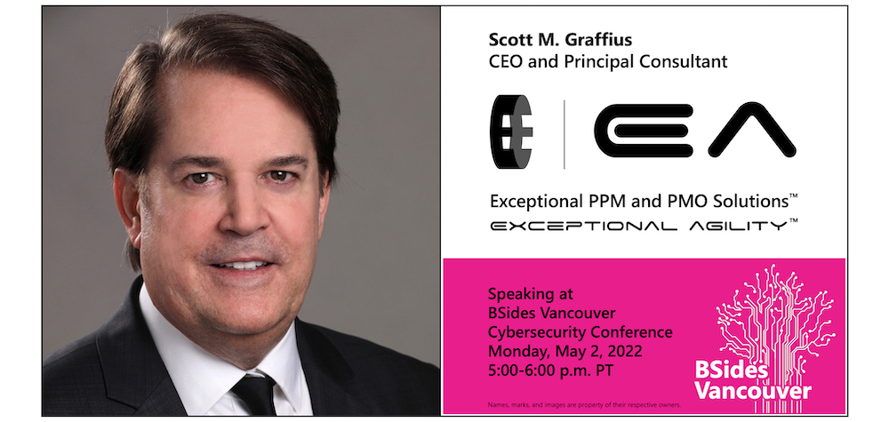 Scott M Graffius Speaking at BSides Vancouver 2022 - Twitter Format v3 - BLG-LR